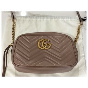 GG Marmont small matelassé shoulder bag
